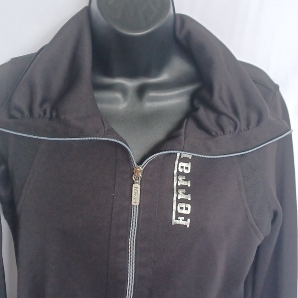 Ferrari Puma Jacket Women's Medium Black Outdoor Auto Racing Cruising - Picture 3 of 7